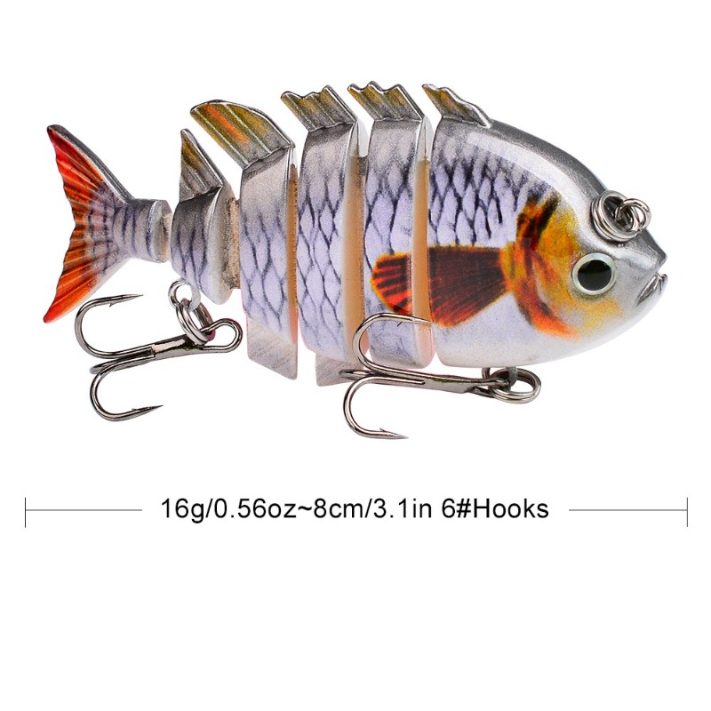 8cm16g Multi-articulerende Swi - Fishing Lure Popper recensie en prijs