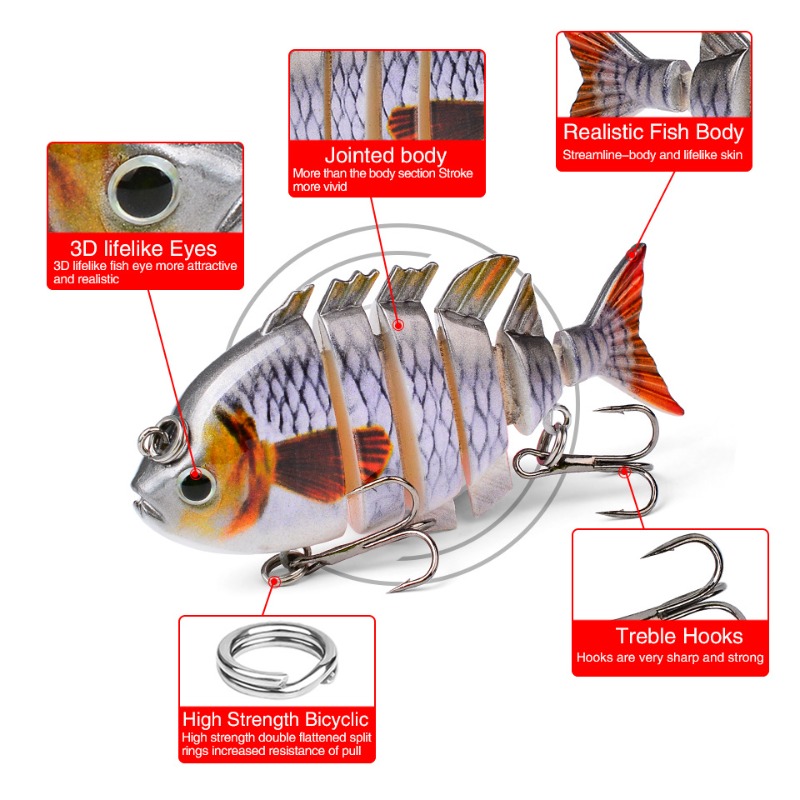 8cm16g Multi-articulerende Swi - Fishing Lure Popper recensie en prijs