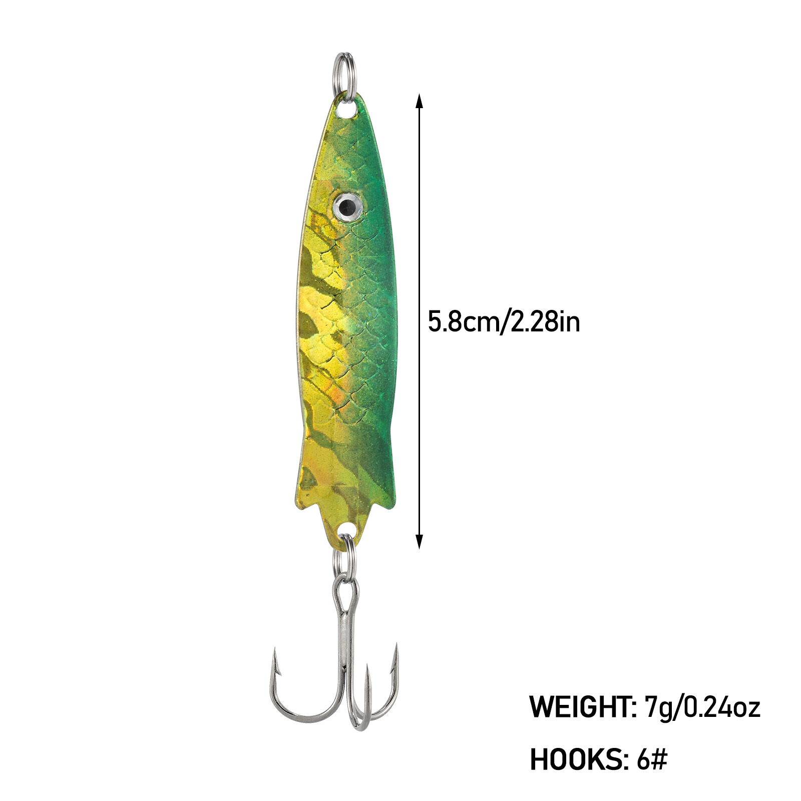 7G Toby Lepels Metalen Mal Vis - Fishing Lure Swimbait recensie en prijs