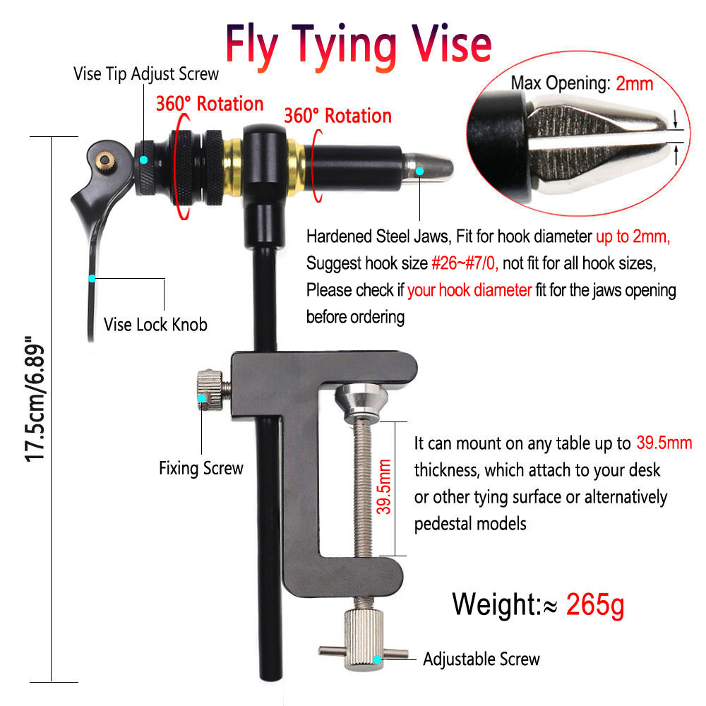 Bimoo 360 ° Rotatie C-Klem Vli - Fishing Lure Jig recensie en prijs