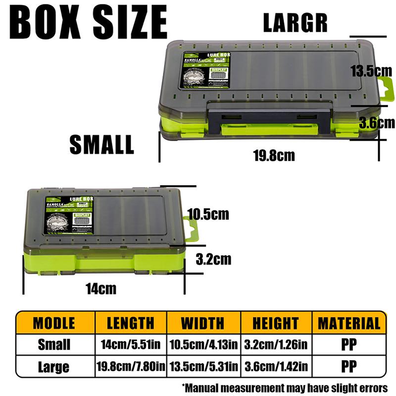 Dubbelzijdige compacte visdoos - Fishing Lure Box recensie en prijs