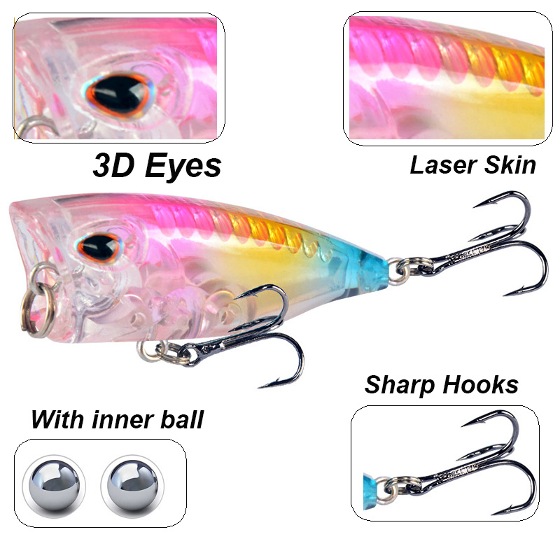 YUCONG 1 PC Mini Popper Vissen - Fishing Lure Swimbait recensie en prijs