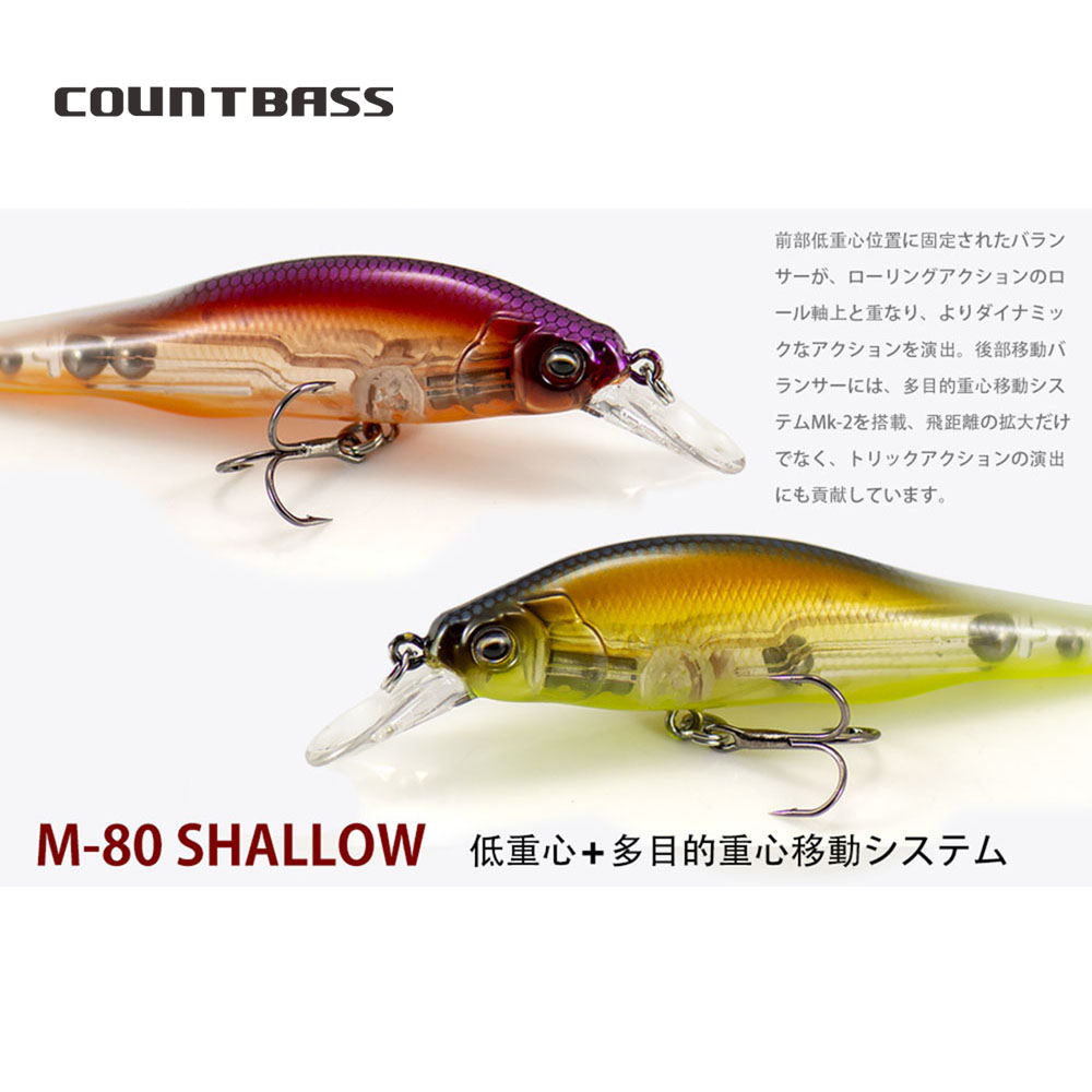 Countbass Zinkende Minnow 80mm - Fishing Lure Jerkbait recensie en prijs
