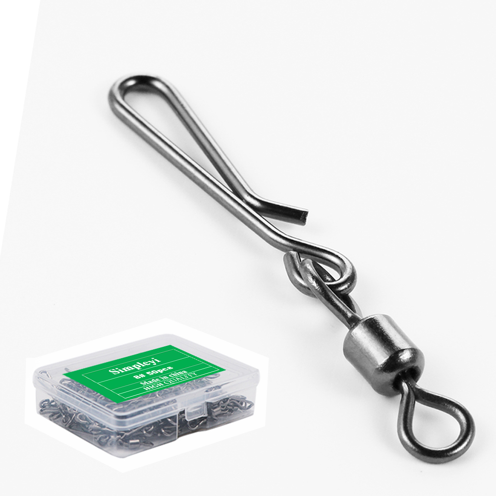 50 Stuks Doos Rolling Swivel M - Fishing Lure Box recensie en prijs